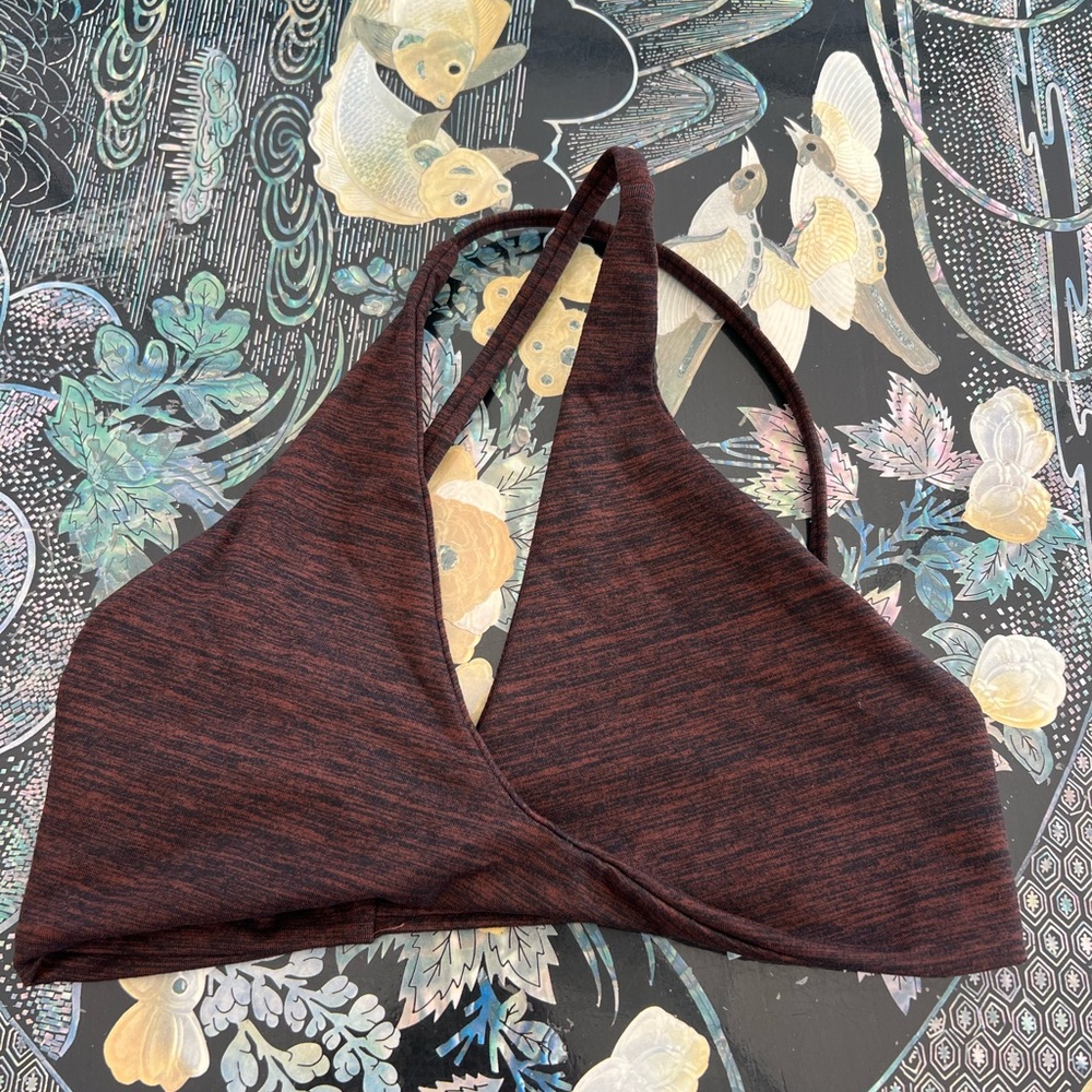 CSB Women's Brown Halter Bralette
